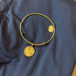 Alex and Ani Disney Tinkerbell Gold Bracelet